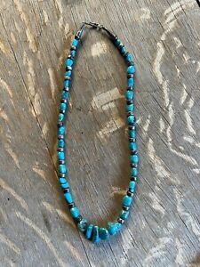 Vintage Old Pawn/Dead Pawn Native American Turquoise Necklace