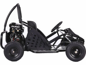 MotoTec Off Road 79cc 4 Stroke Kids Gas Go Kart - Red or Black - No CA Sales