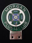 Vintage Morgan Plus 4 Club Enamel Car Badge Marples & Beasley Birmingham England