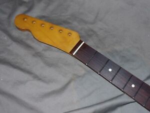 LEFTY HEAVY RELIC Allparts Rosewood Neck will fit vintage telecaster usa body
