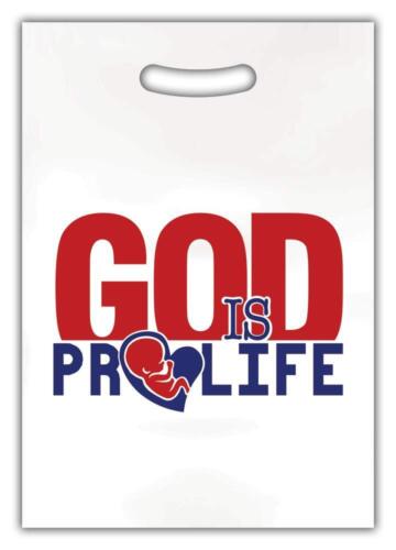 God is Pro-Life Pro-Life Tote Bag (Pack of 50)