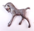 Antique Art Deco Sterling Silver Small Horse Colt Brooch Pin 8.7g