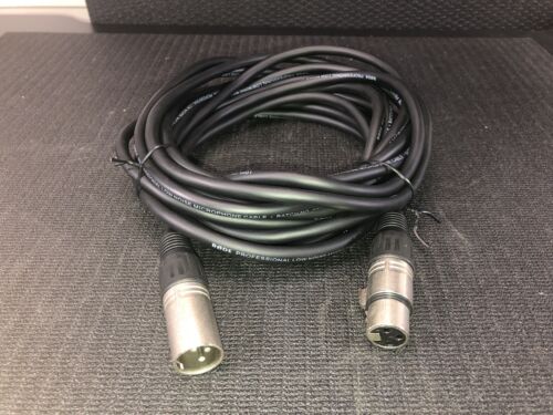 15FT RODE 3080 AES/EBU Digital Black Cable 110 Ohm Neutrik XLR Male to Female