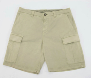 NWT Brunello Cucinelli Men Cargo Shorts With Logo Accents Size 50/ 34US A238