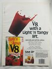 1992 Magazine Advertisement Page Light 'n Tangy V-8 Juice Expired Coupon Ad