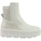 Puma Fenty By Rihanna Chelsea Combat Booties Womens White Casual Boots 366266-02