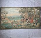 Tapestry Wall Hanging Romantic Old World Style French Promenade Woven 47