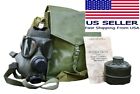 Size 1 Small Adult Child Military Full Face Gas Mask M74 w 40mm Filter & Bag