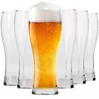 Krosno Chill Tall Glass for White Beer Pint Wheat | Set 6 | 500 ml | Dishwasher