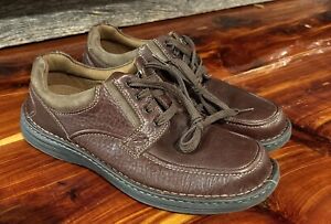 Men’s Dunham (by New Balance)~Walking Shoes~Brown~Leather Lace-Up~Oxford~8.5D
