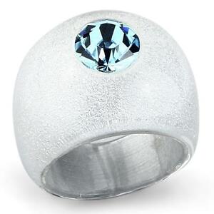 Silver jewelry lucite rezin plastic ring.Size 6,7,8,9,10. Free USA shipping!