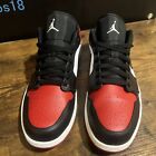 Size 13 - Jordan 1 Low Bred Toe USED ( VERY CLEAN) no 📦