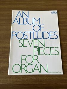 New ListingAlbum Of Postludes 7 Pieces Organ Sheet Music Oxford Press Religious Devotional