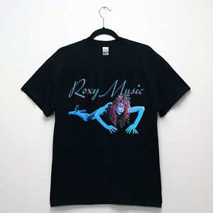 Roxy Music Band Icon T Shirt All Size S M L 234XL Black Cotton