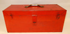 VINTAGE 1960'S SNAP-ON KRA-25 RED METAL TOOL BOX (NO TRAY) ~ MADE IN USA
