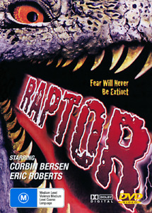 Eric Roberts Corbin Bernsen RAPTOR - SAVAGE DINOSAUR HORROR DVD (NEW & SEALED)