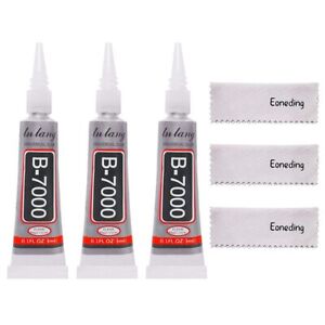 B-7000 Adhesive Multi-Function Glues Paste Adhesive in for DIY Craft 3x3ml