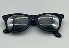 Vintage Ray-Ban Wayfarer Mirrored Lens B&L Matte Black Sunglasses 50mm