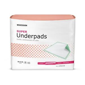 150 McKesson Moderate Absorbency Adult Disposable Incontinence Underpads 23