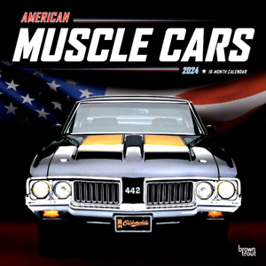 American Muscle Cars 2024 Wall Calendar 12