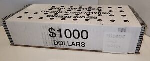 2007 James Madison Presidential Dollar Coins $1000 Sealed Unc BU Bank Roll Box