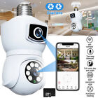 360° 1080P WiFi Dual Lens Security Camera E27 Light Bulb Camera With 32G SD Card