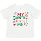 Inktastic My Auntie Loves Me Girls Baby T-Shirt Aunt From Flowers Daisy Clothing