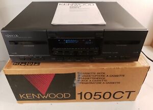 New ListingKenwood 1050CT Dual Cassette Deck Tape Recorder HiFi Stereo Vintage Dubbing Box