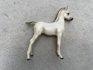 Breyer Horse #9 Joy Glossy Alabaster Proud Arabian Foal DARK Shaded Old Mold EXC