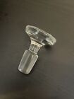 Clear Round Decanter Topper Wine Stopper Apothecary Crystal