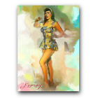 Bettie Page #99 Art Card Limited 32/50 Edward Vela Signed (Movies Actress)