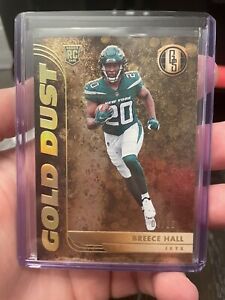 2022 Gold Standard Breece Hall Gold Dust Rookie RC /25 New York Jets Card SSP