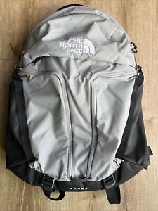 The North Face Surge Backpack - TNF Black SILVER NWOT NEW #0167