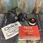 Vintage D.A.M. Quick 330N Spinning Fishing Reel with Extra Spool - West Germany