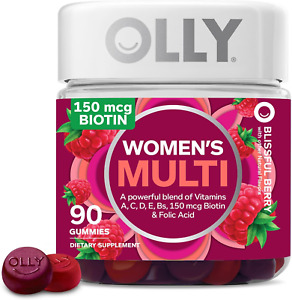 OLLY Women'S Multivitamin Gummy, Overall Health and Immune Support, Vitamins A,