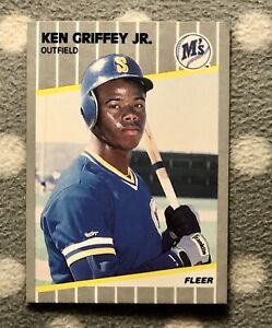 1989 Fleer -  #548 Ken Griffey Jr (RC) Mint,