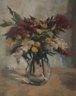 Clearance Sale Painting Flower Still Life Lilac Friedrich Lindig 1892 - 1968