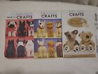 McCalls Crafts Stuffed Animal DOGS Uncut Sewing Patterns 5258 5645 6134 Lot Of 3