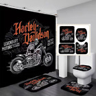 Legendary Harley Davidson Bathroom Sets, Shower Curtain Sets. Gift Idea For Fans