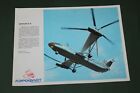1973 helicopter И -12 Vintage  airlines  USSR Russian soviet  poster Aeroflot