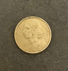 France 10 Centime Coin- 1968 - (KM 929) XF