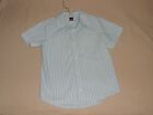 Tea Collection Boys Striped Summer Button Front Shirt Short Sleeve Sz 8