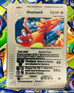 Charizard Gold Metal Pokémon Card Collectible Gift