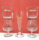 5 Pc Barware Glass Set Harveys - Cafe Galliano - Courvoisier Cognac All LN
