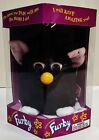 M-235 90'S FURBY MODEL 70-800 TIGER ELECTRONICS BLACK BODY AND HAIR, WHITE FEET!