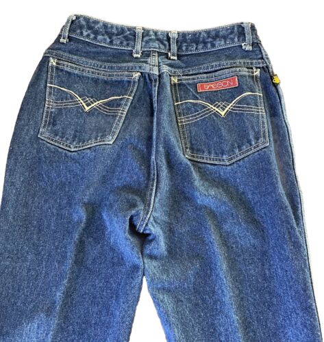 Vintage Sassoon Jeans High Rise Dark Wash Denim Straight 26” x 31.5”