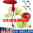 Fruit Apple Corer Pear Tools Stainless Steel Kitchen Twist Easy Core Remover US