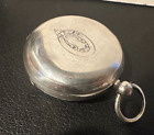 Waltham 18s Sterling Silver Key Wind Pocket Watch,  1885