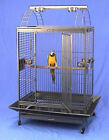 Extra Large Lani Kai Lodge Open Play Top Perch Stand Parrot Bird Rolling Cage