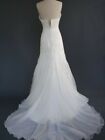 Marisa Style 737 Wedding Silk Organza Dress Ivory Size 16 Worn Once